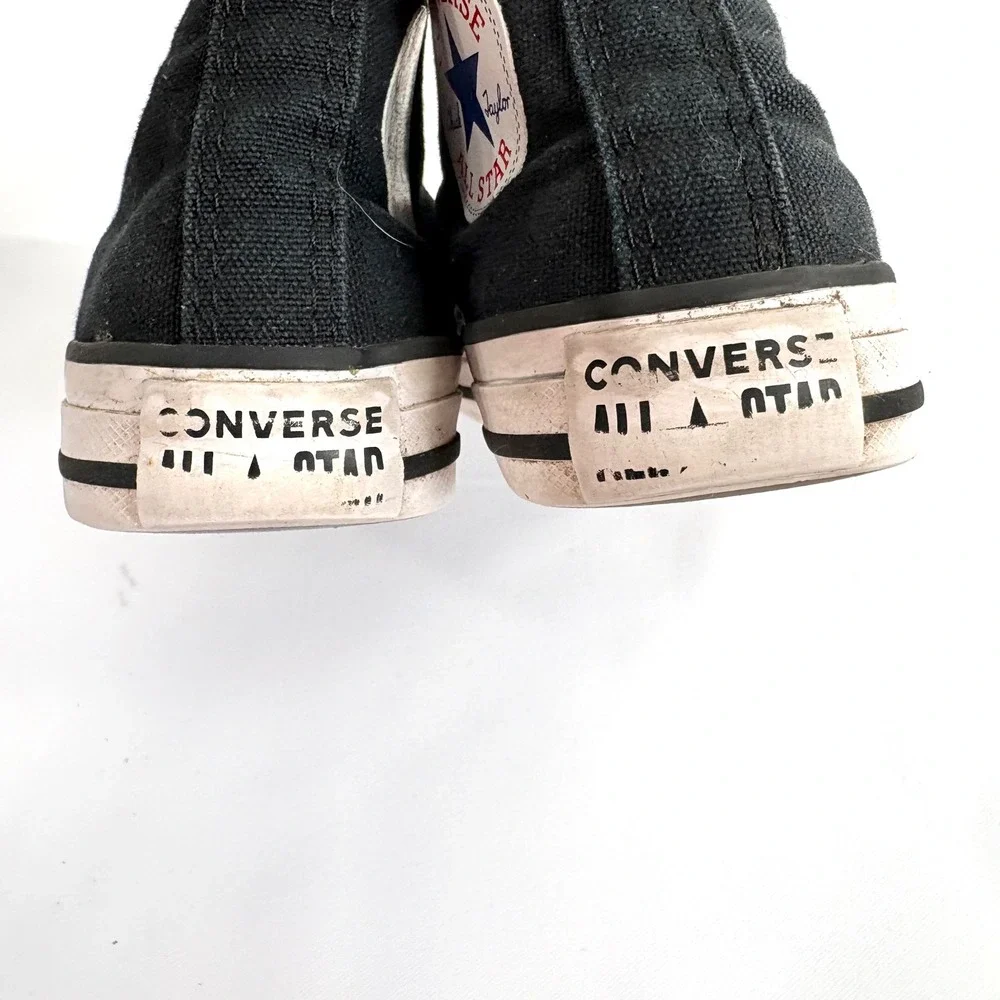 Converse Chuck Taylor All Star High Top Black Star‎ Print Laces 3J231 Youth 11.5